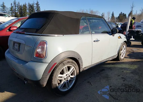 2012 Mini Cooper из США, поврежденный, VIN WMWZN3C50CT265549